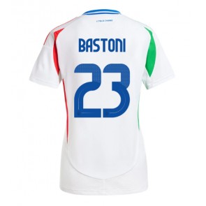 Italien Alessandro Bastoni #23 Bortatröja Kvinnor EM 2024 Kortärmad